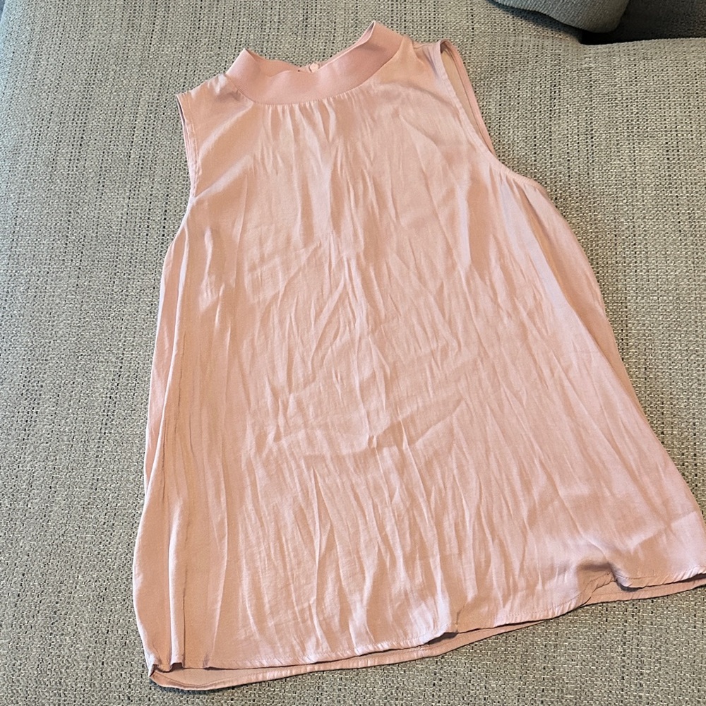 a new day Light Pink Sleeveless Blouse